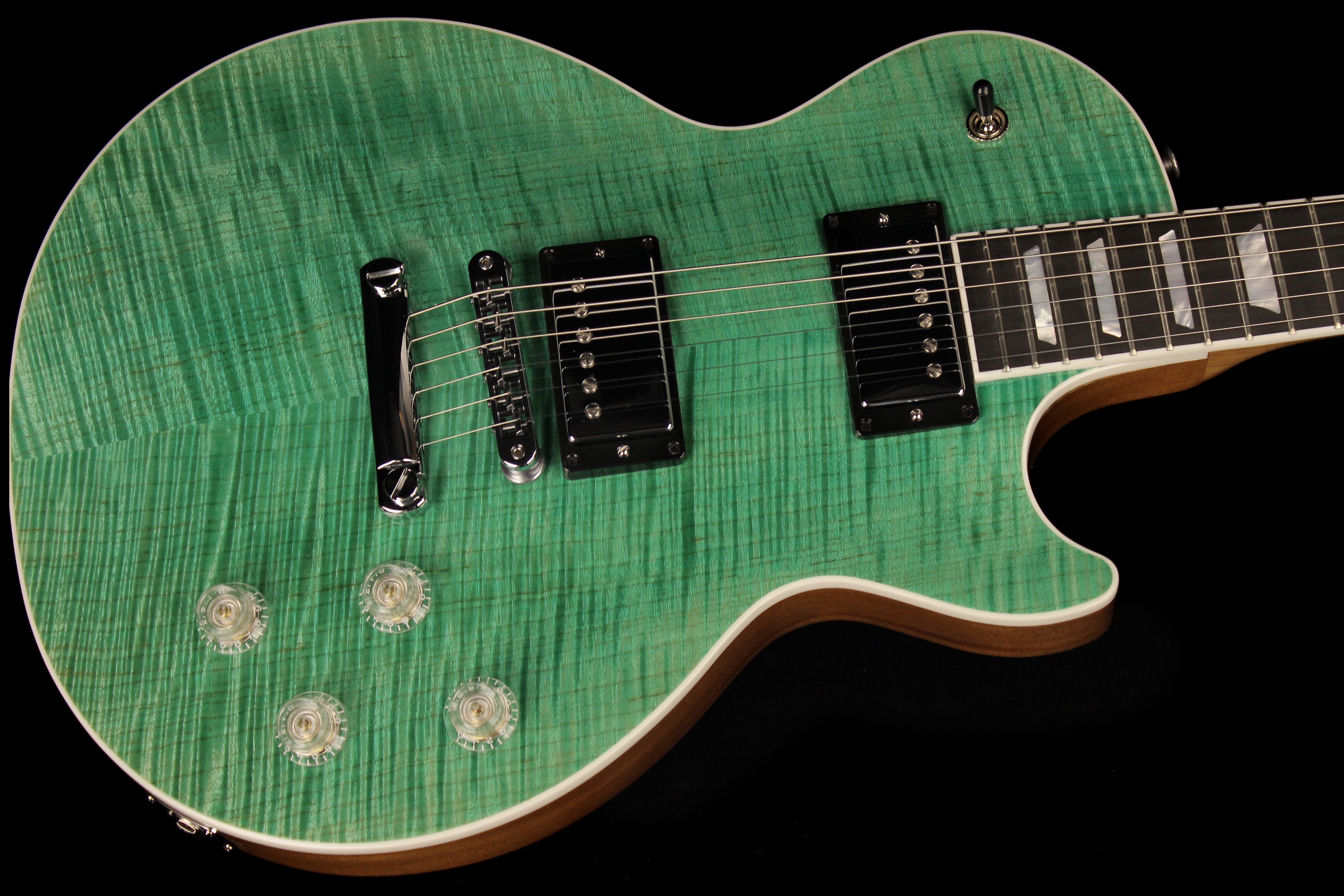 Gibson Les Paul Modern Figured Seafoam Green SN 228230237 Gino Guitars