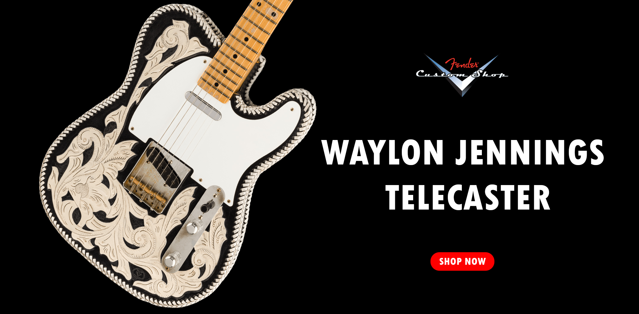 Fender Custom Limited Edition Masterbuilt Waylon Jennings Teleca