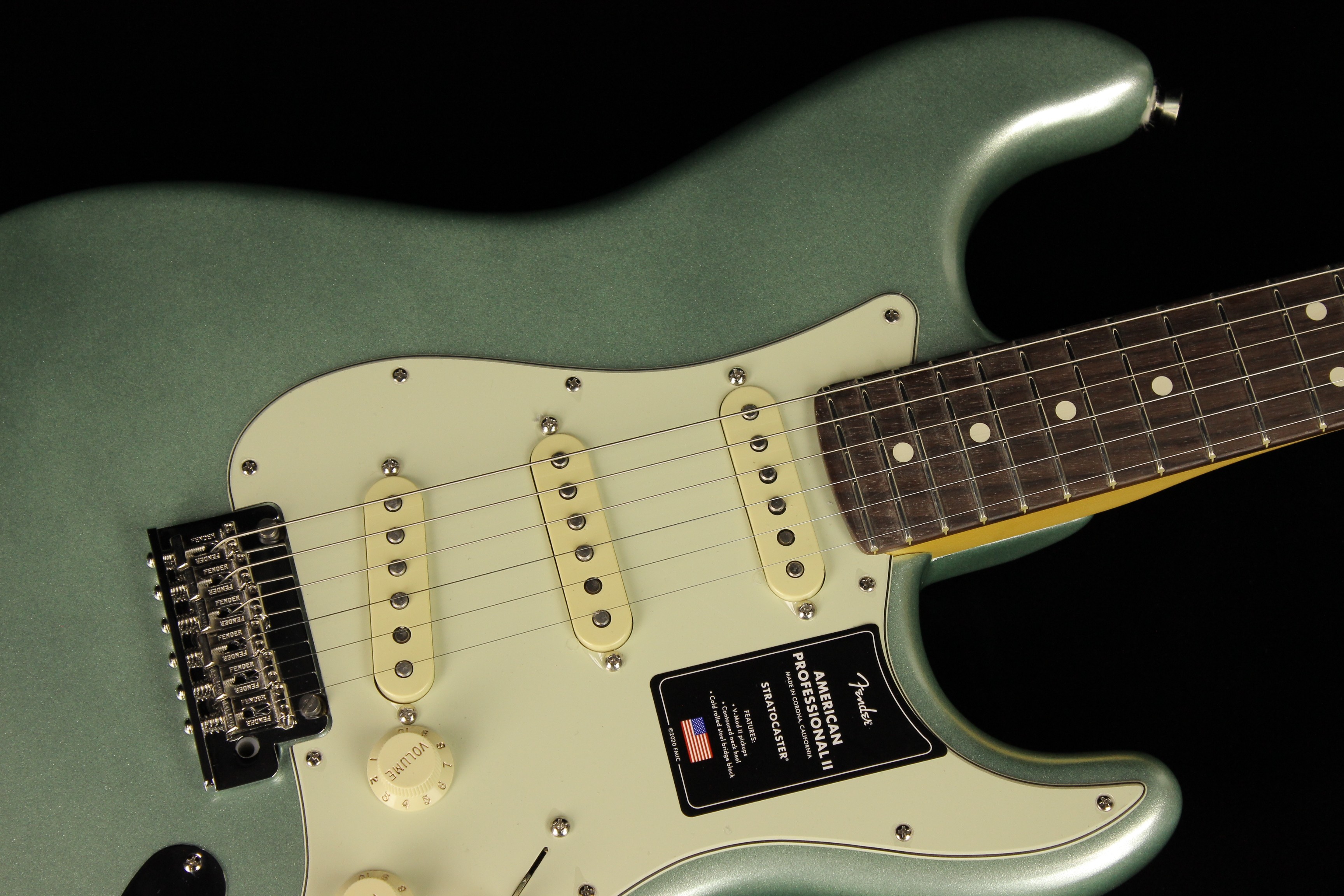 Fender American Professional II Stratocaster Mystic Surf Green (SN 