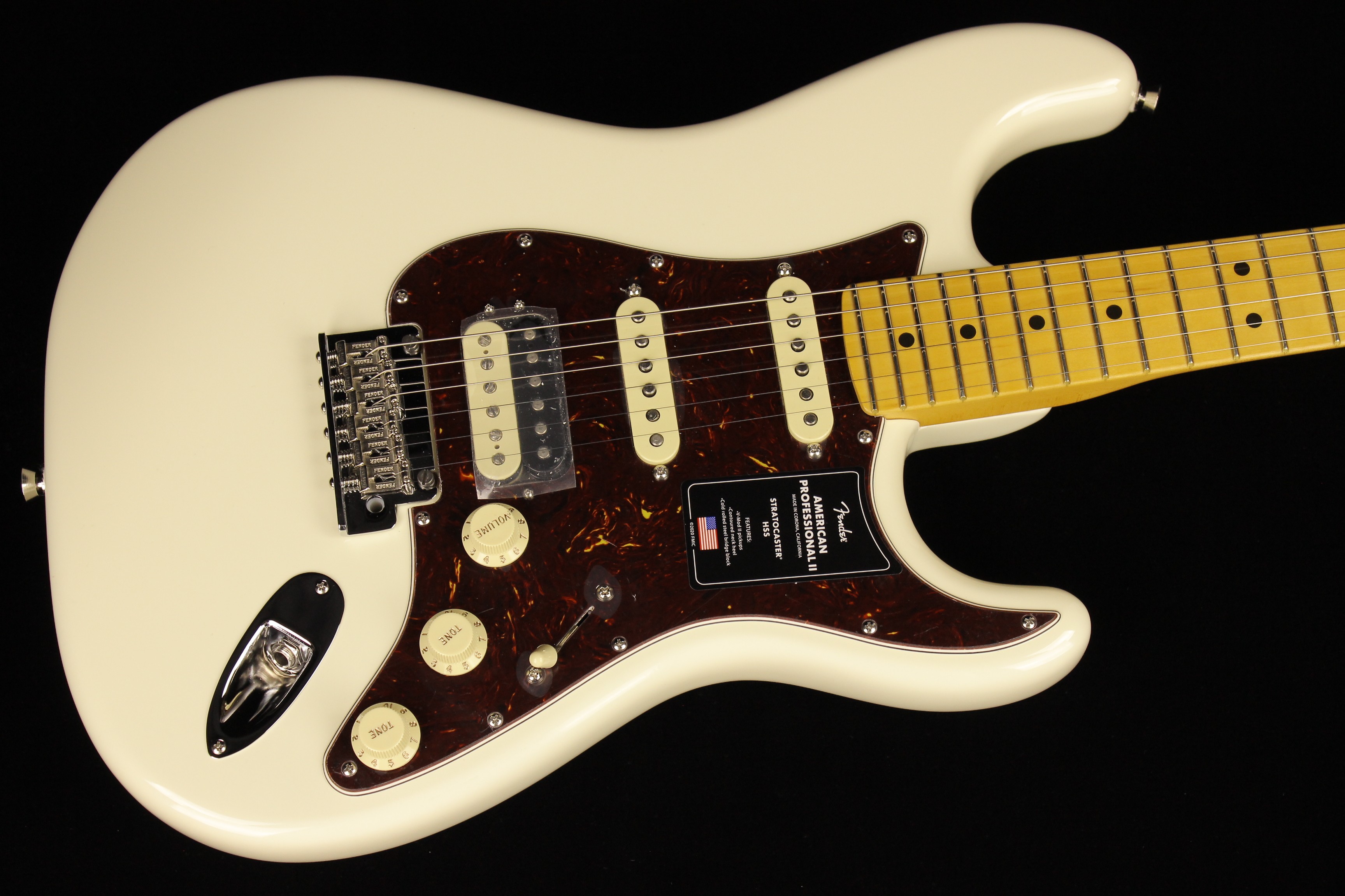 Fender American Professional II Stratocaster HSS Olympic White (SN 