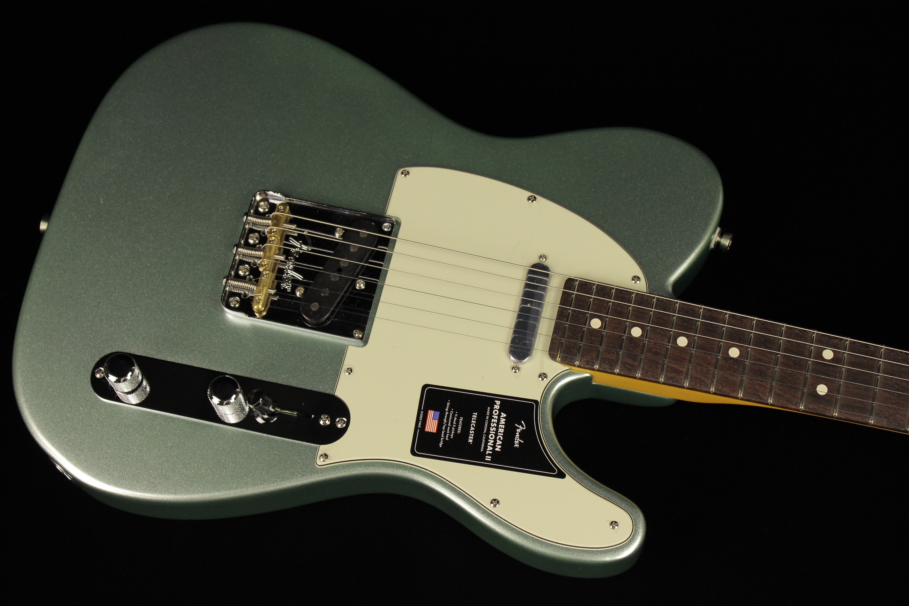 Fender American Professional II Telecaster Mystic Surf Green (SN 