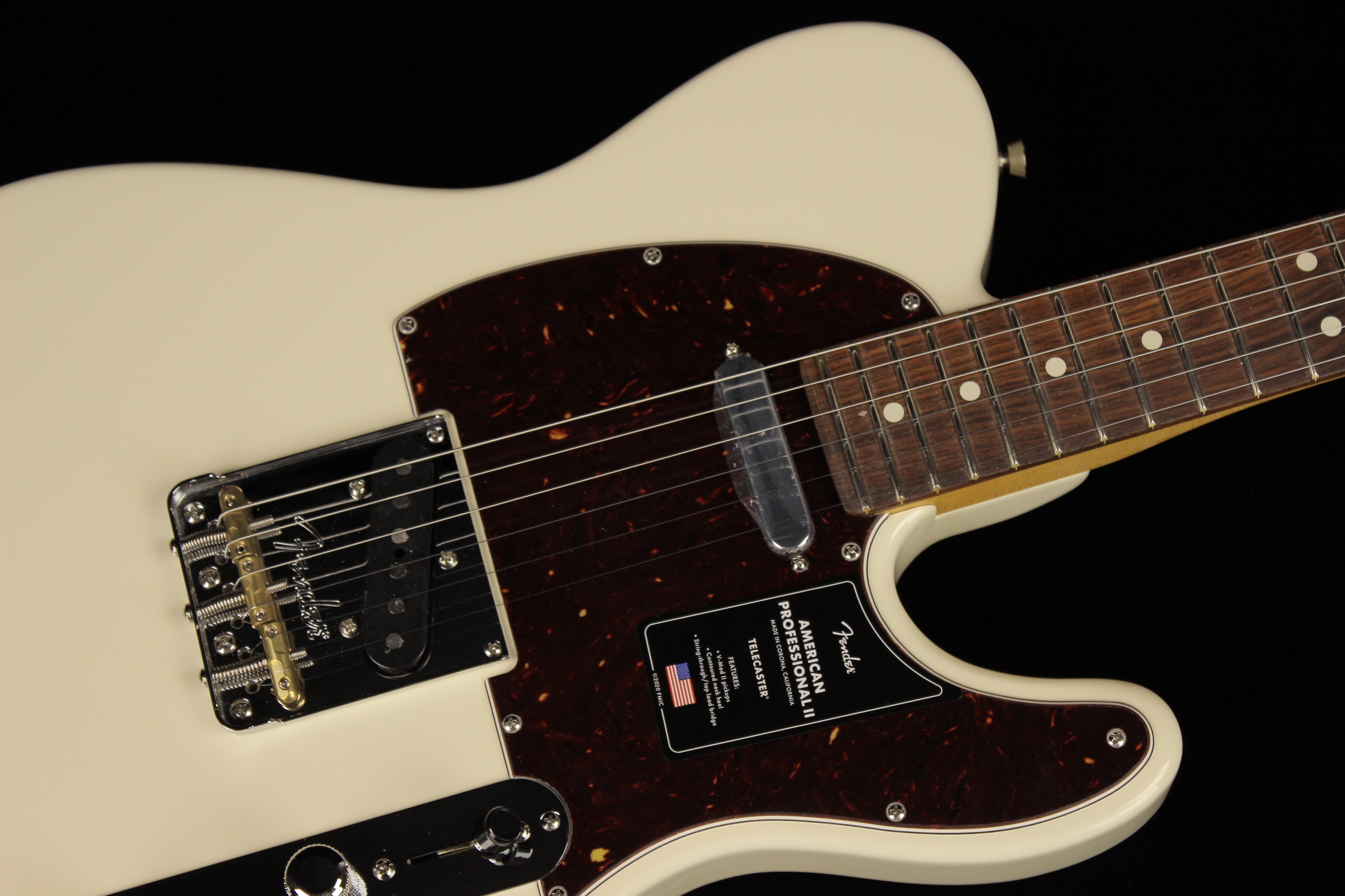 Fender American Professional II Telecaster Olympic White (SN: US21037557) |  Gino Guitars