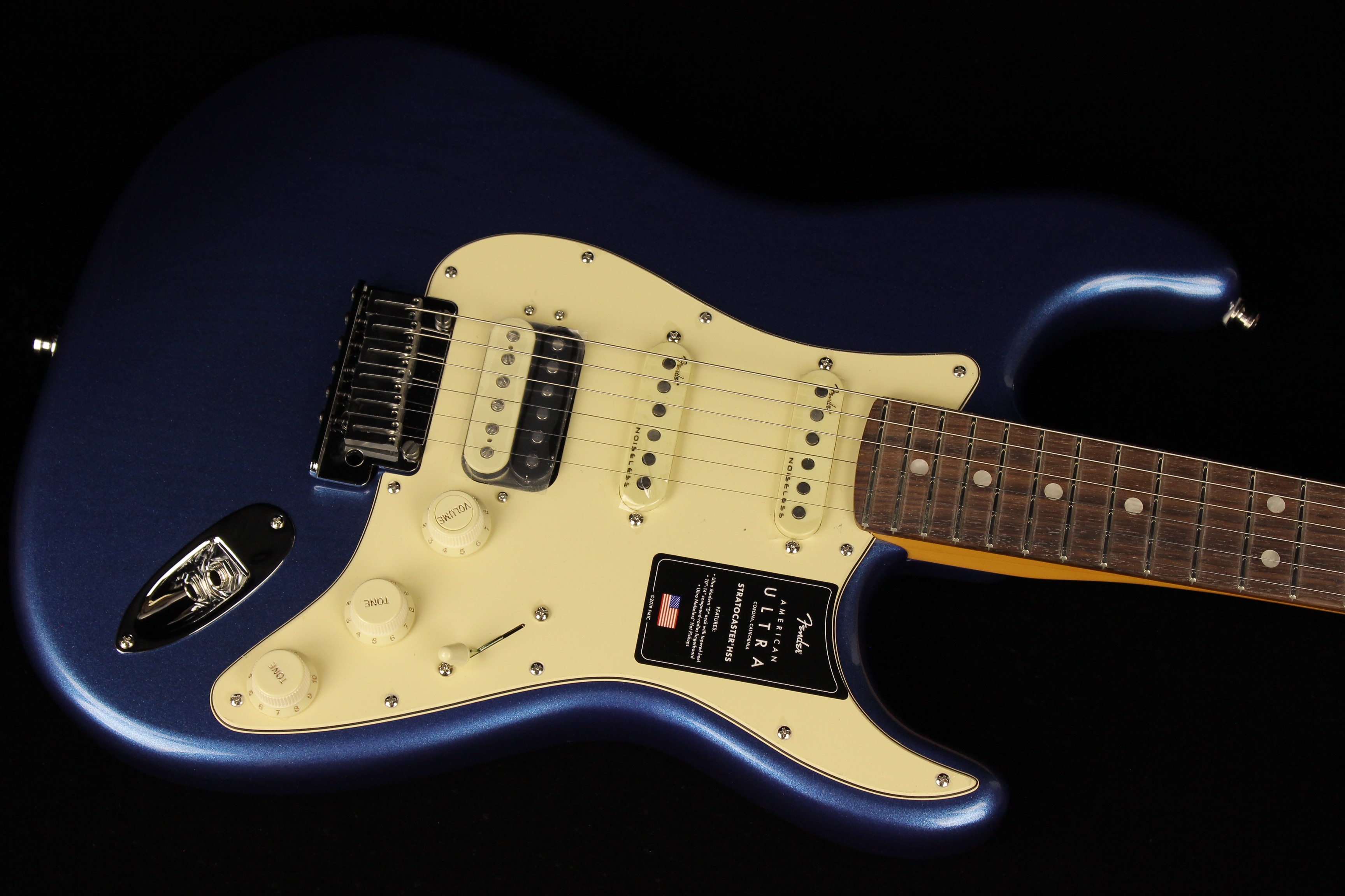 Fender American Ultra Stratocaster HSS Cobra Blue (SN 