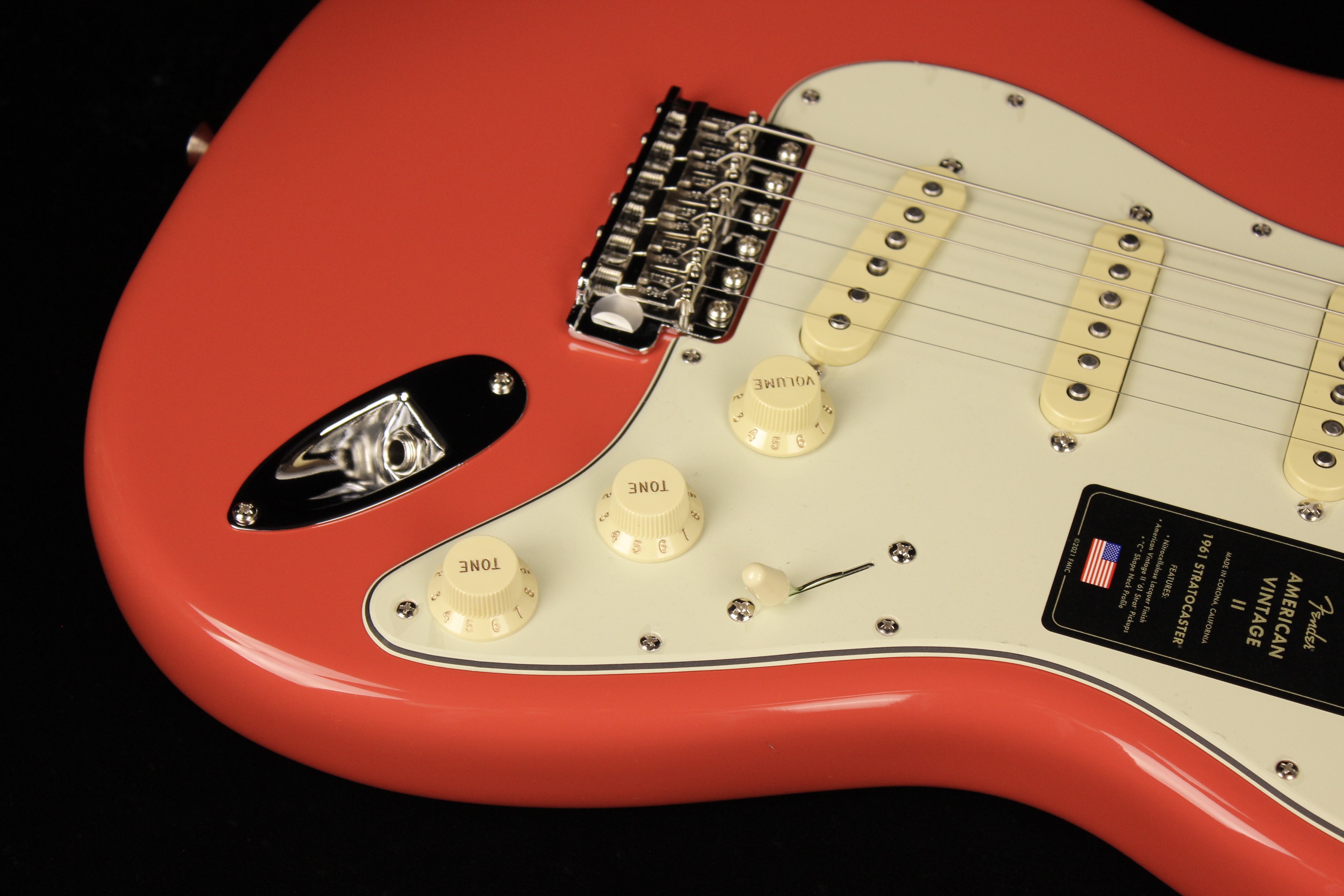 Fender American Vintage II 1961 Stratocaster Fiesta Red (SN 