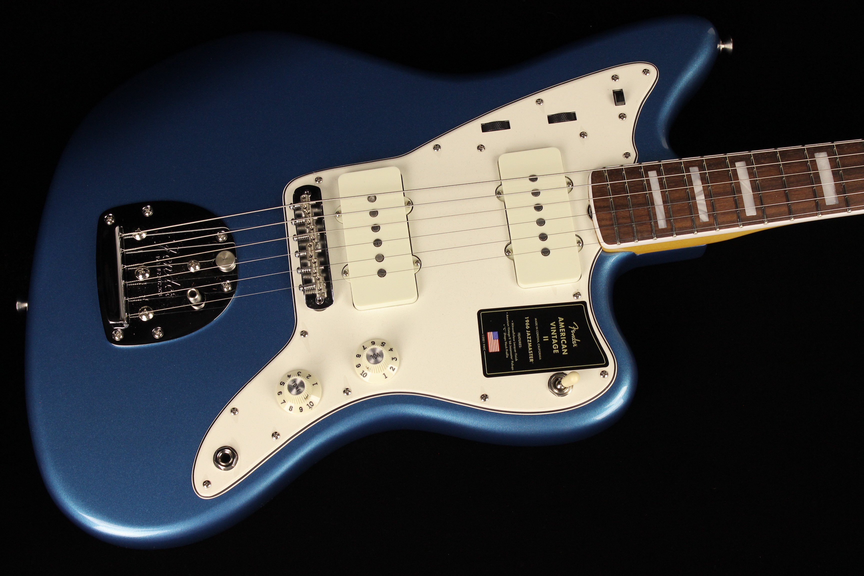 Fender American Vintage II 1966 Jazzmaster Lake Placid Blue (SN: V2214950)  | Gino Guitars