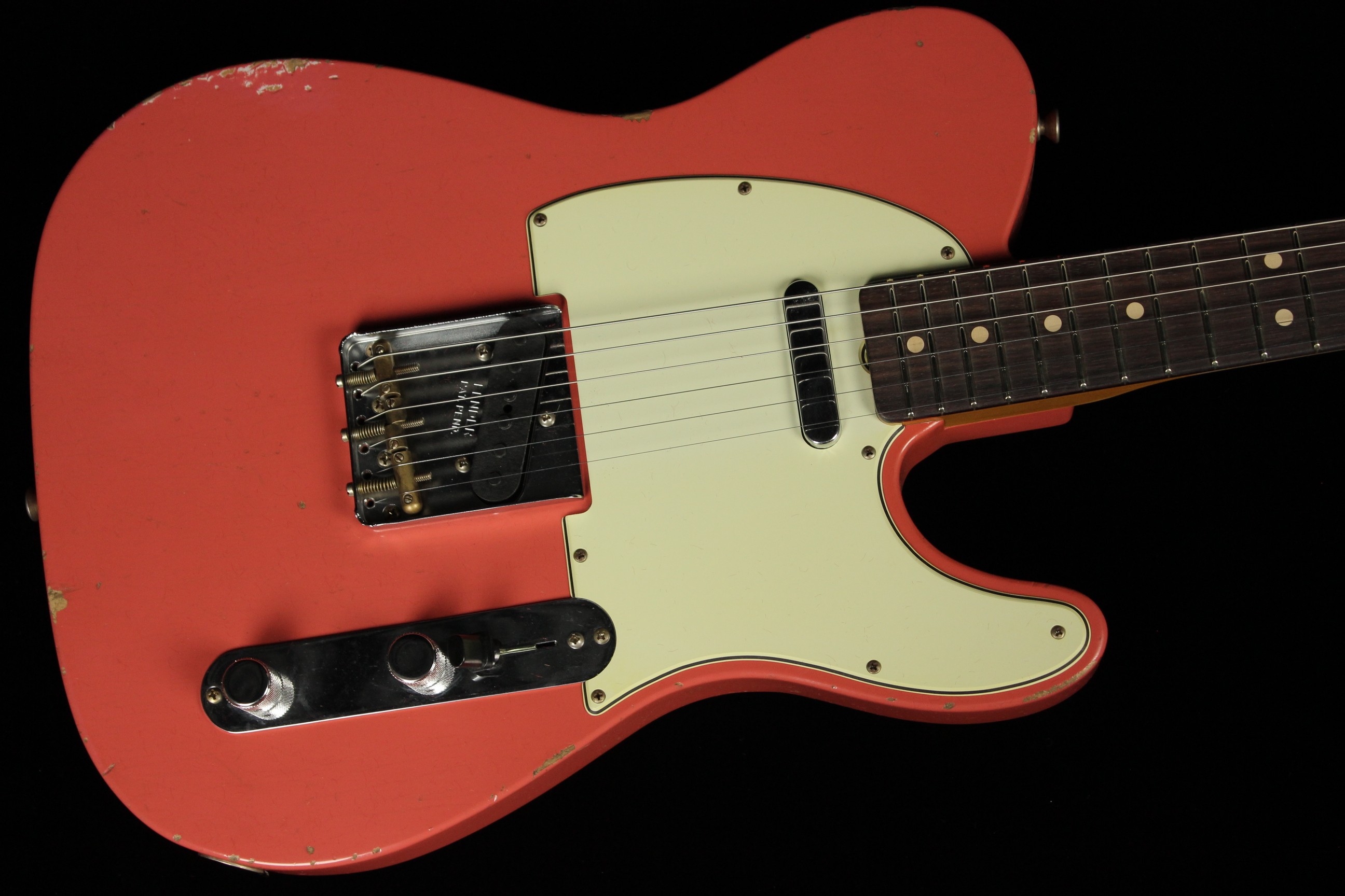 Fender Custom 1963 Telecaster Relic Limited Faded/Aged Fiesta Red (SN