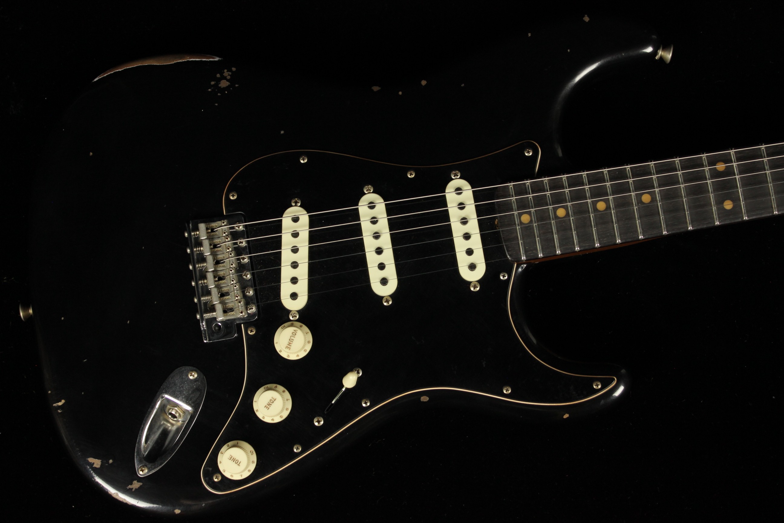 Fender Custom Roasted Poblano Stratocaster Relic Limited Black (SN ...