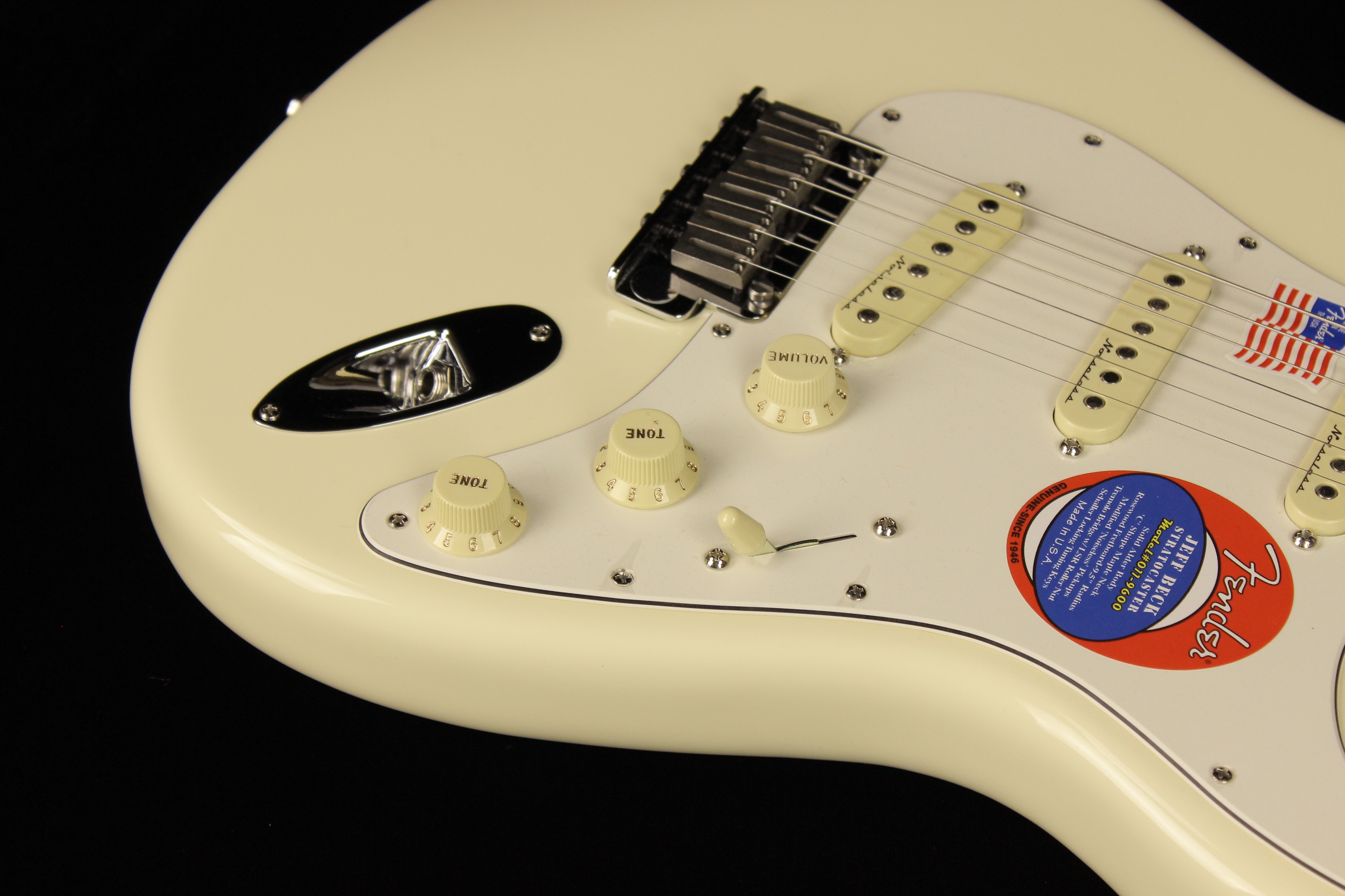 Fender Jeff Beck Stratocaster Olympic White (SN: US22016388) | Gino Guitars