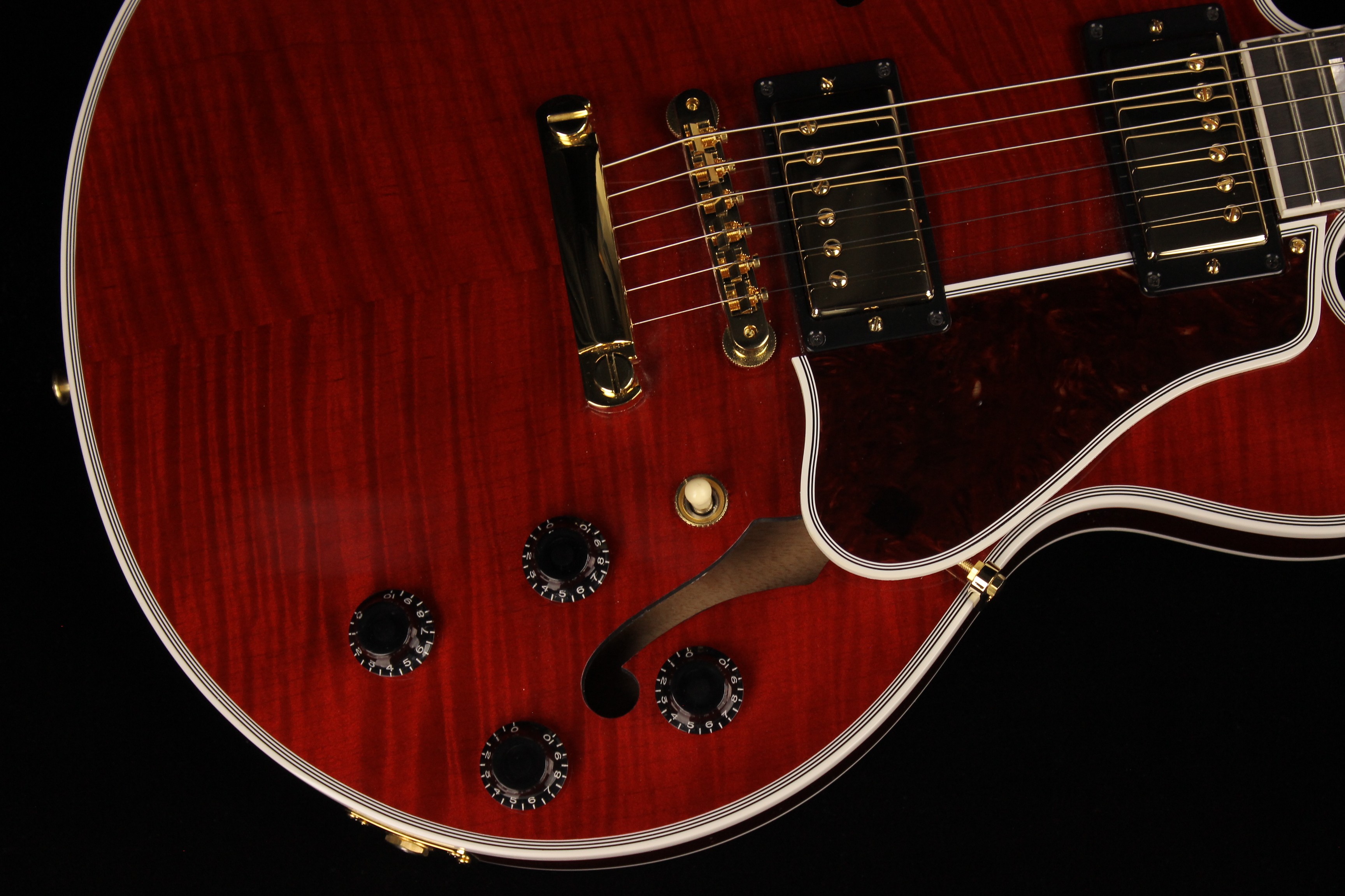 Gibson Custom CS-356 Figured Faded Cherry (SN: CS300700) | Gino Guitars