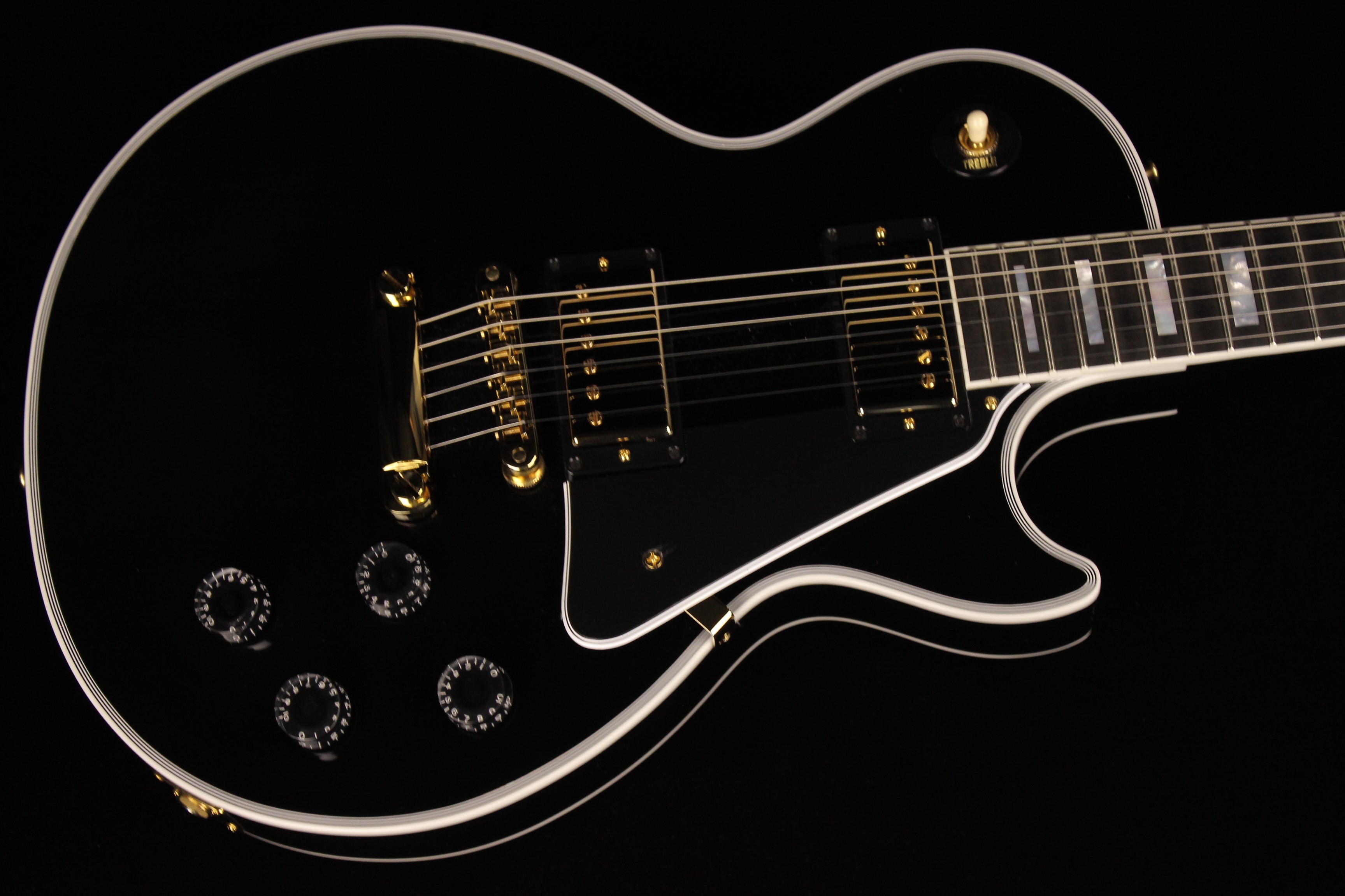 Gibson Custom Les Paul Custom W Ebony Fingerboard Gloss Ebony Sn