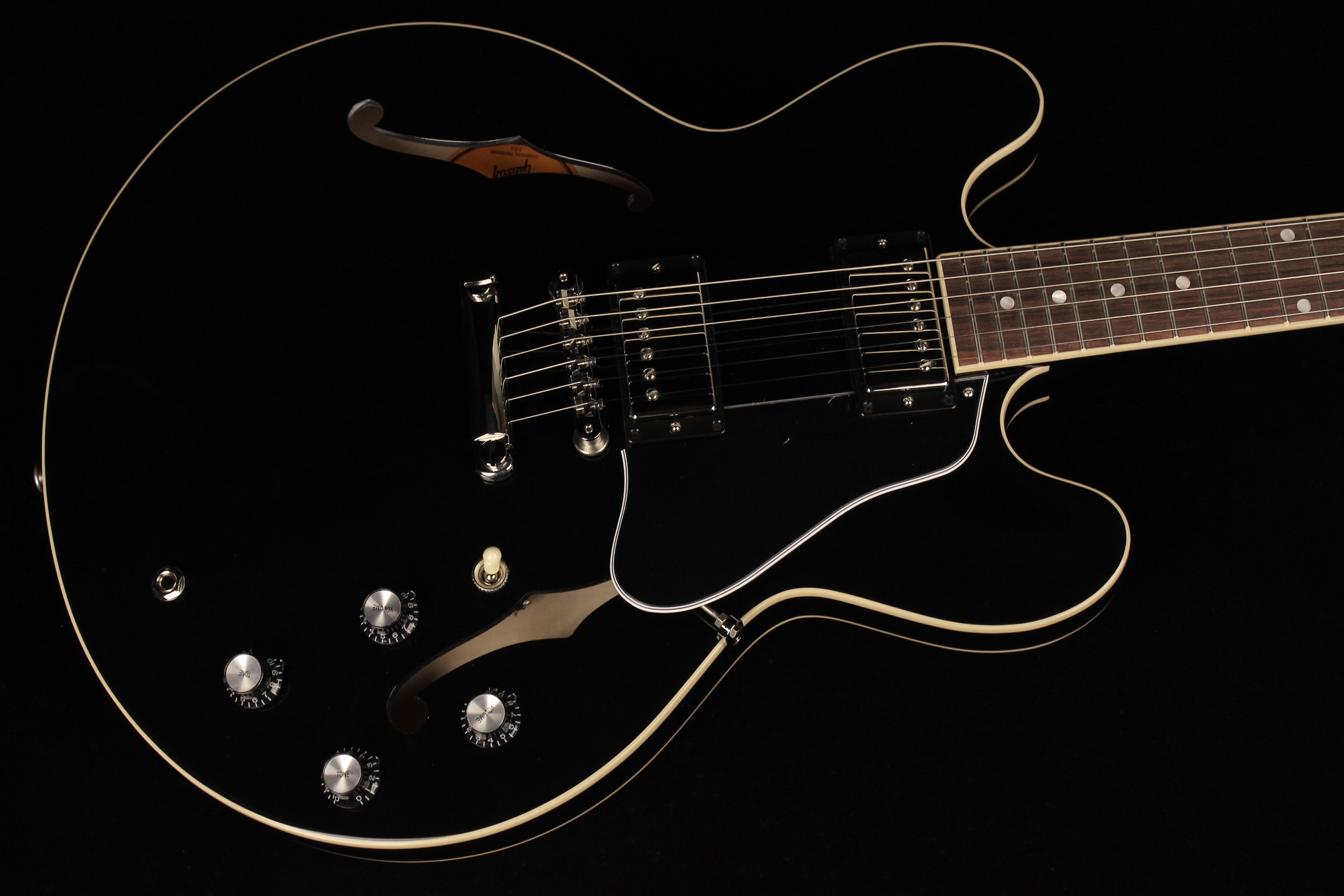 Gibson ES-335 Vintage Ebony (SN: 221930408) | Gino Guitars