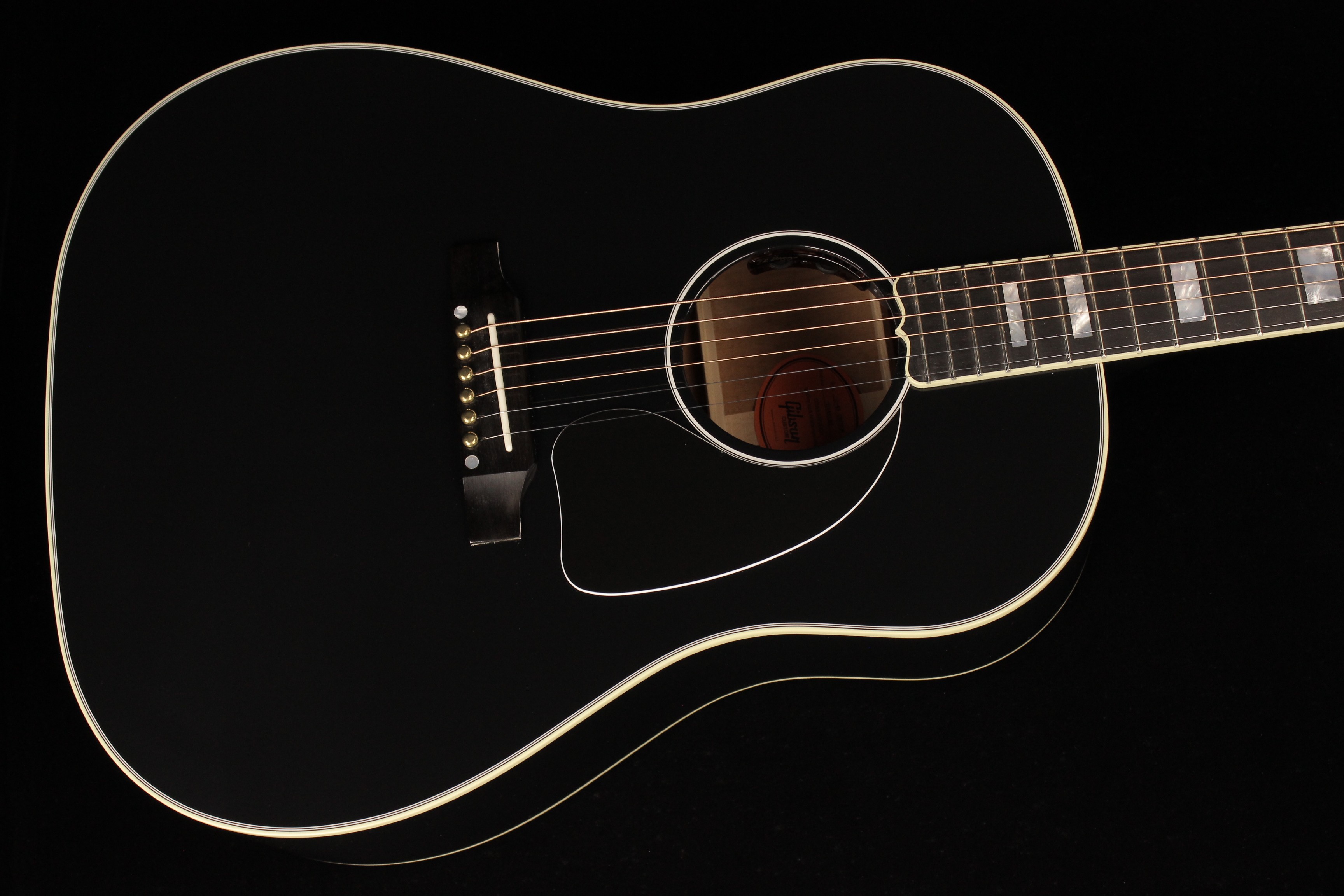 Gibson J-45 Custom Ebony (SN: 20744180) | Gino Guitars