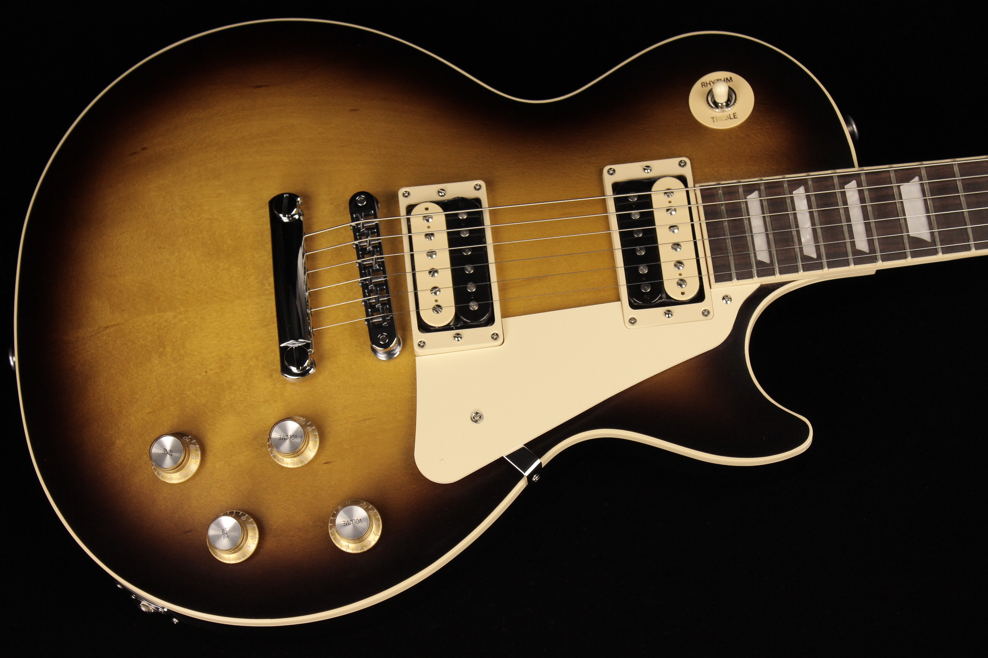 Gibson Les Paul Traditional Pro V Satin Desert Burst (SN: 202530021) | Gino  Guitars