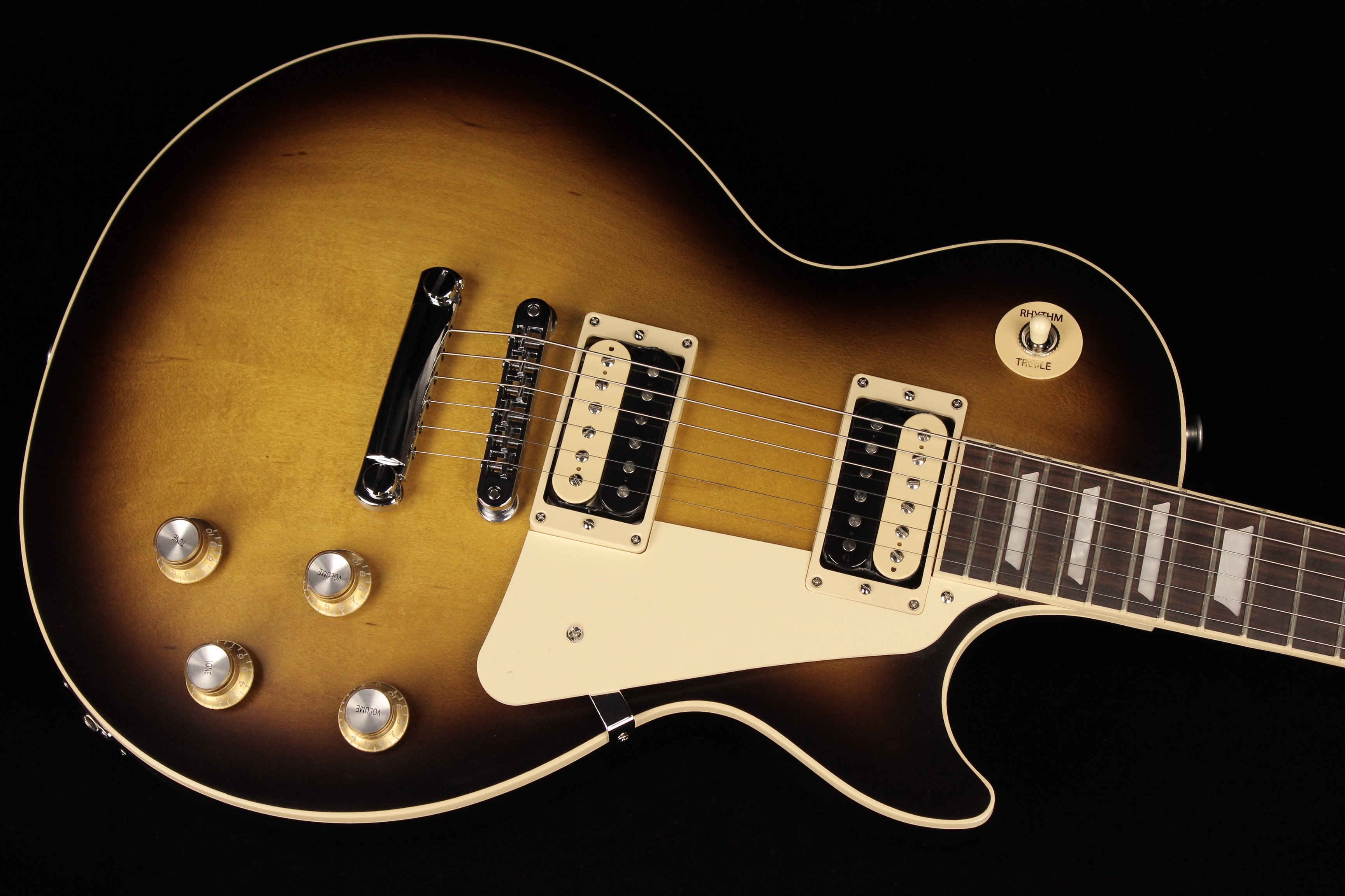 Gibson Les Paul Traditional Pro V Satin Desert Burst (SN: 202530021) | Gino  Guitars