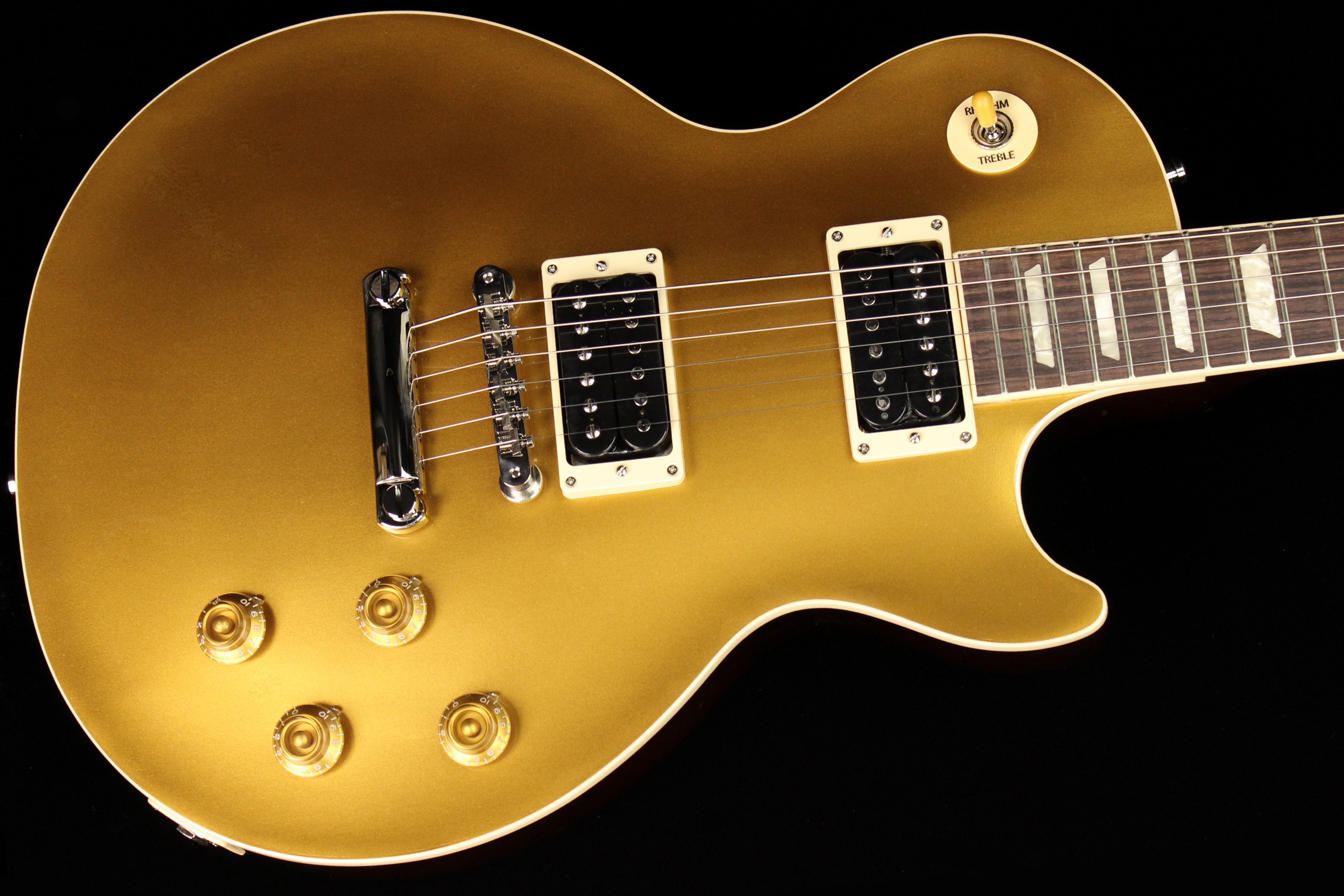 Gibson Slash Victoria Les Paul Goldtop Goldtop Dark Back Sn 230300283 Gino Guitars