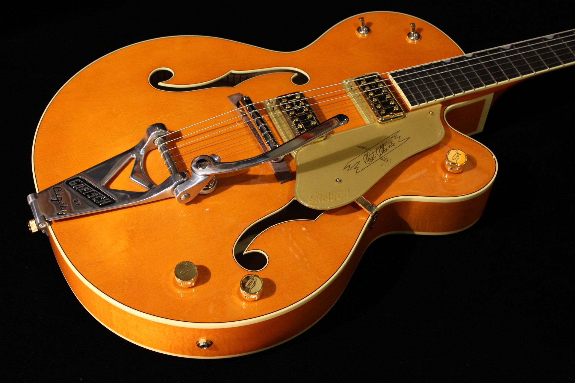 Gretsch G6120-1959LTV Chet Atkins Orange Lacquer | Gino Guitars