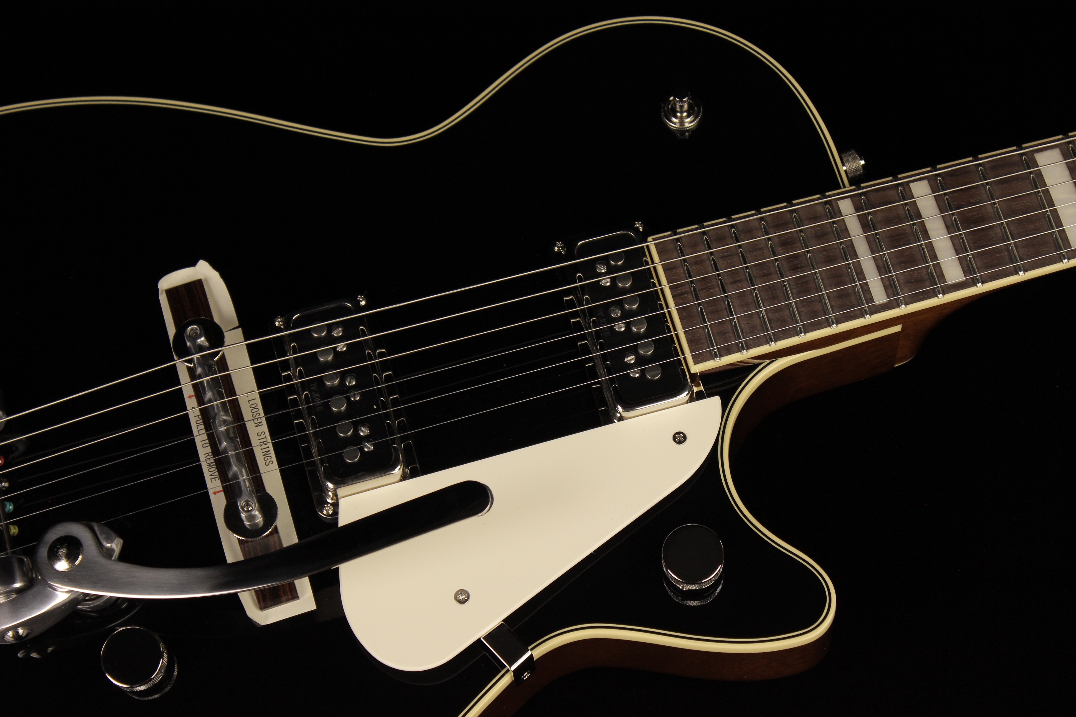 Gretsch G6128T-53 Vintage Select '53 Duo Jet with Bigsby Black (SN:  JT21104098) | Gino Guitars