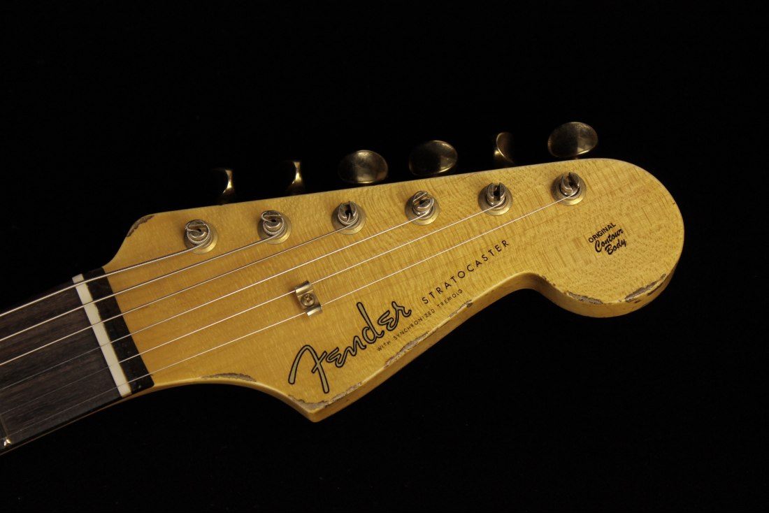 Fender Custom 1962 Stratocaster Heavy Relic - ABLK