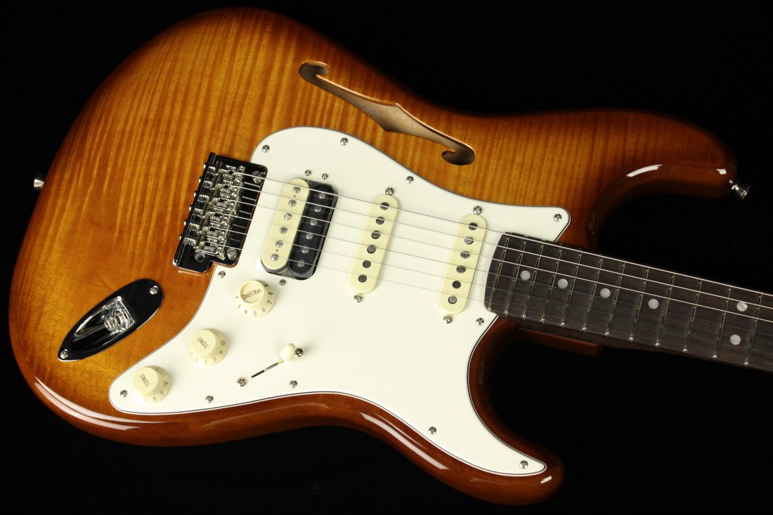 Fender Rarities Stratocaster Thinline HSS Solid Rosewood Neck