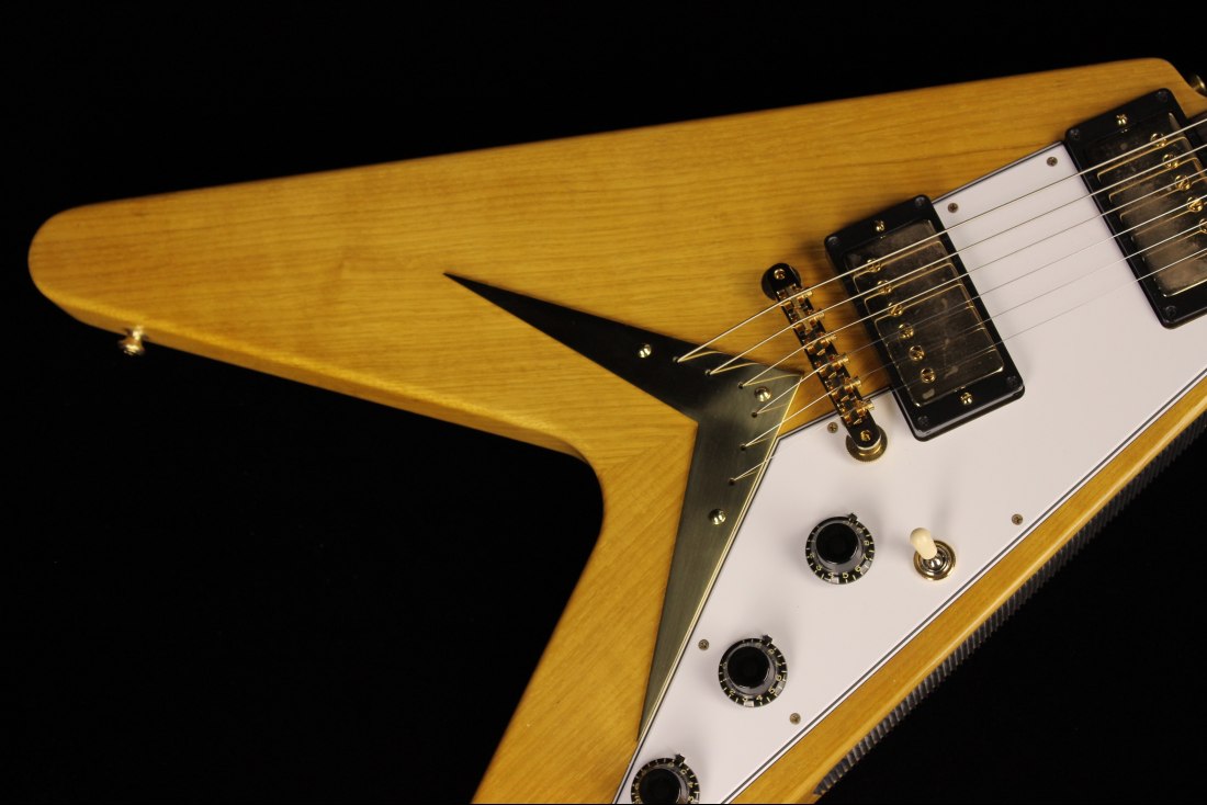 Gibson Custom 1958 Korina Flying V Reissue - WHP