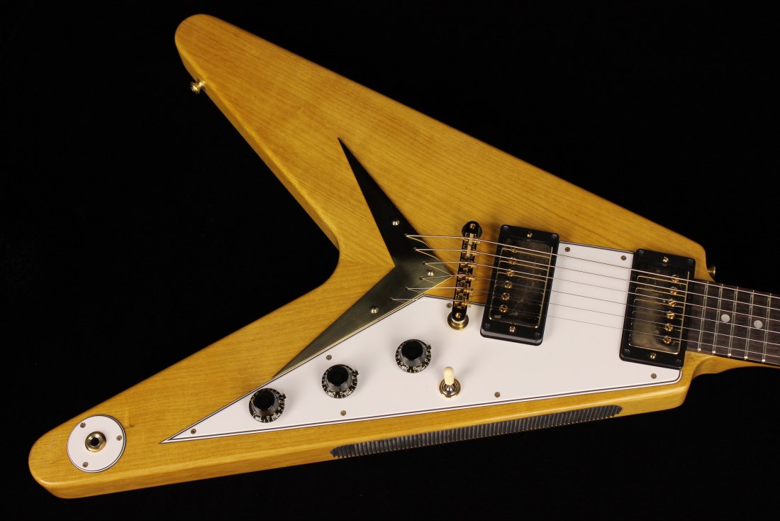 Gibson Custom 1958 Korina Flying V Reissue - WHP