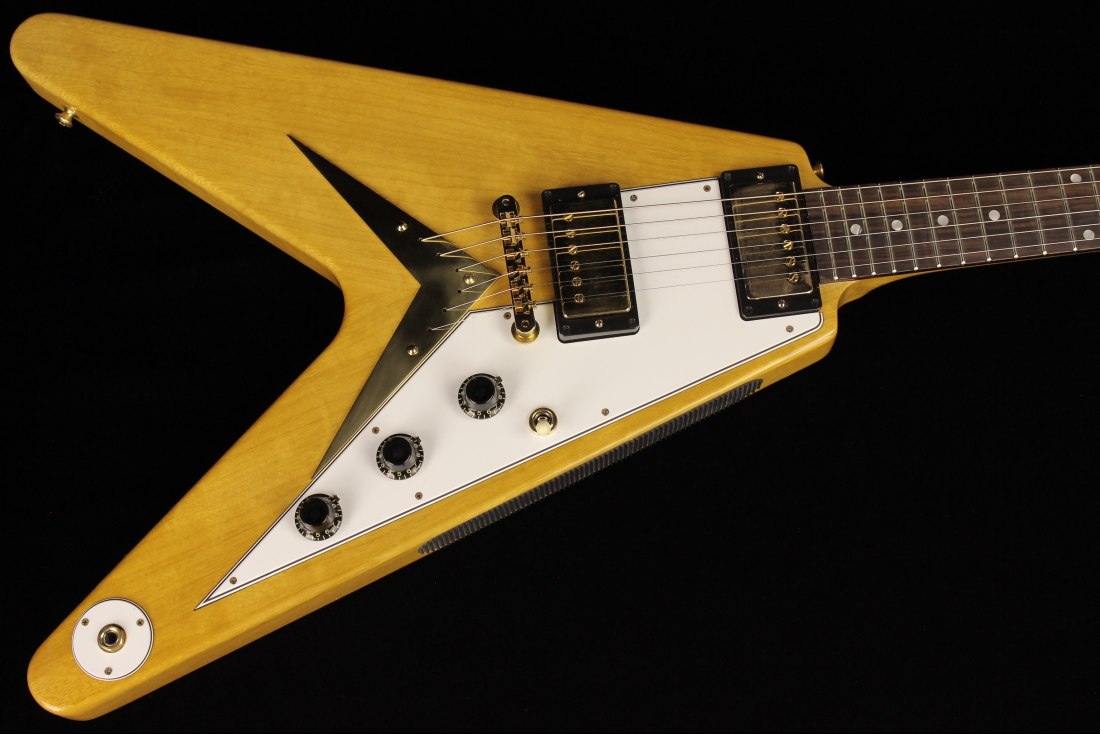 Gibson Custom 1958 Korina Flying V Reissue - WHP