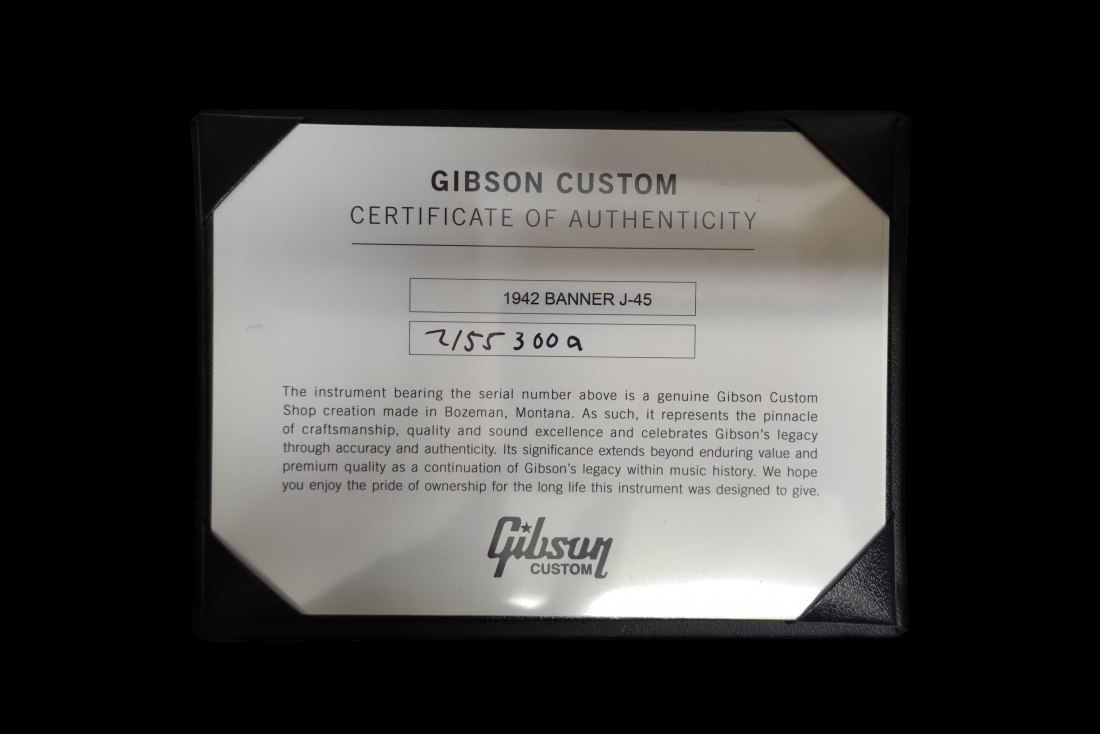 Gibson Custom Historic 1942 Banner J-45