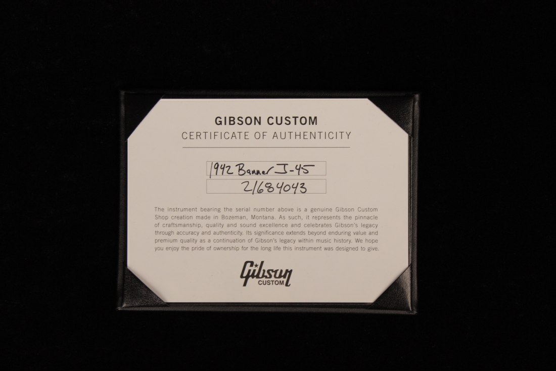 Gibson Custom Historic 1942 Banner J-45