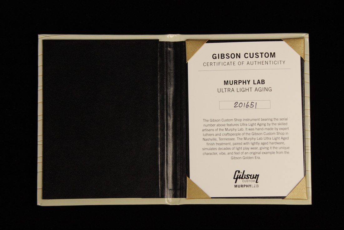 Gibson Custom Murphy Lab 1961 SG Standard Reissue M2M Ultra Light Aged