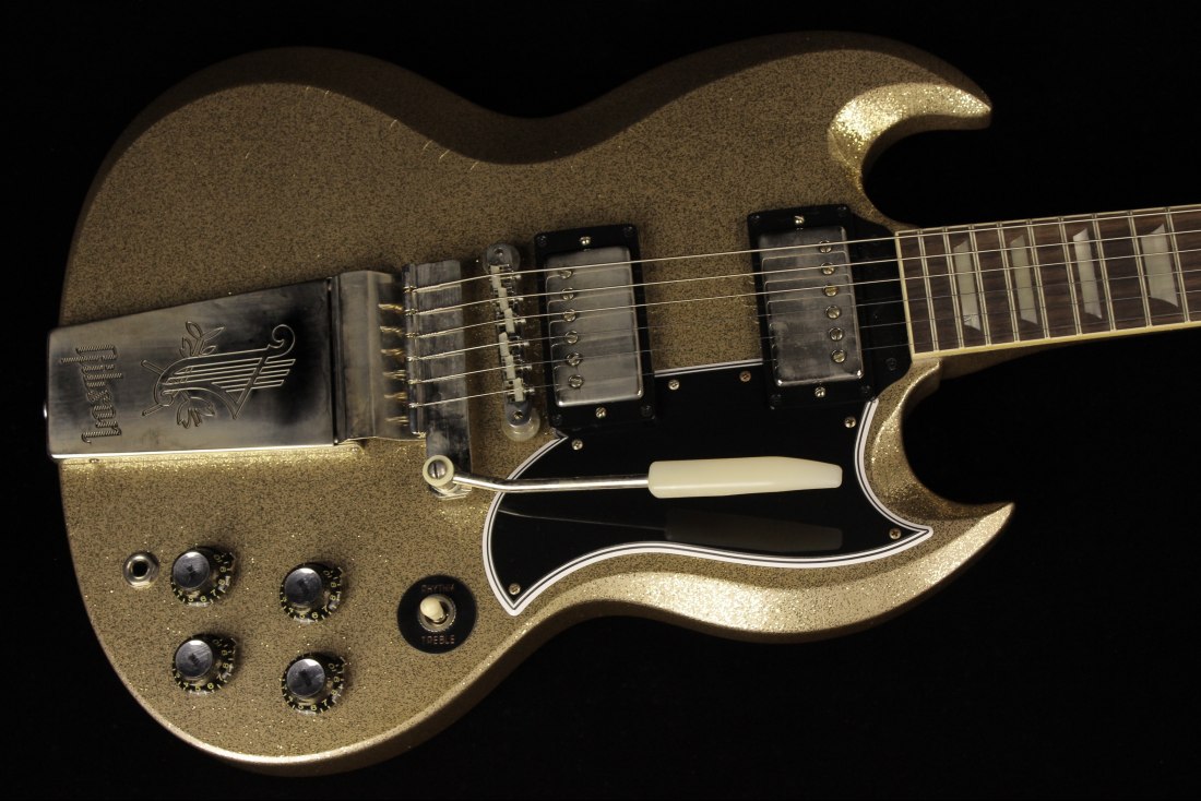 Gibson Custom Murphy Lab 1964 SG Standard Reissue w/Maestro Vibrola M2M Ultra Light Aged - PWS