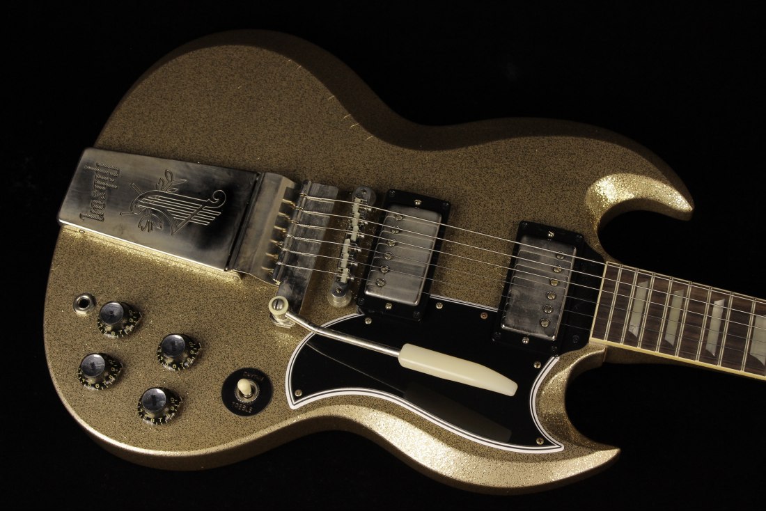 Gibson Custom Murphy Lab 1964 SG Standard Reissue w/Maestro Vibrola M2M Ultra Light Aged - PWS