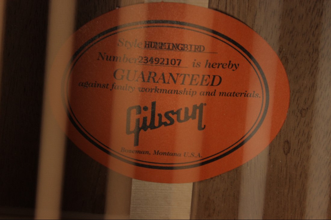 Gibson Hummingbird Faded