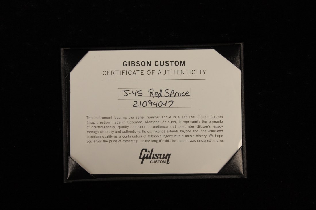 Gibson J-45 Original Red Spruce VOS