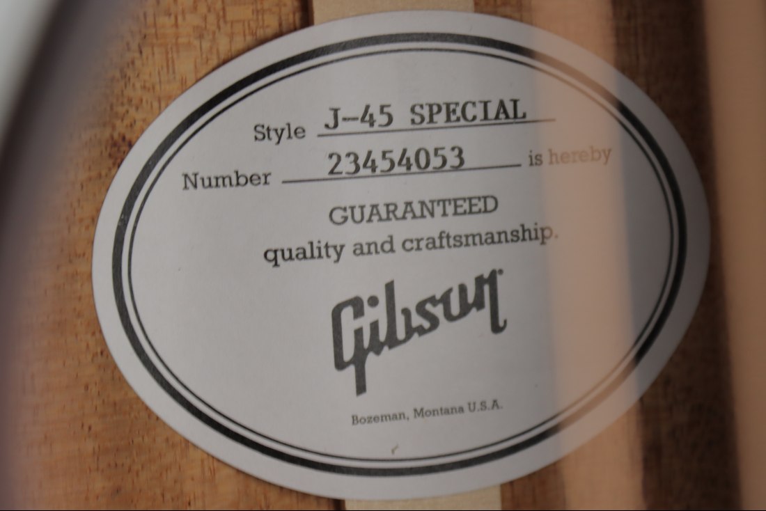 Gibson J-45 Special - VS