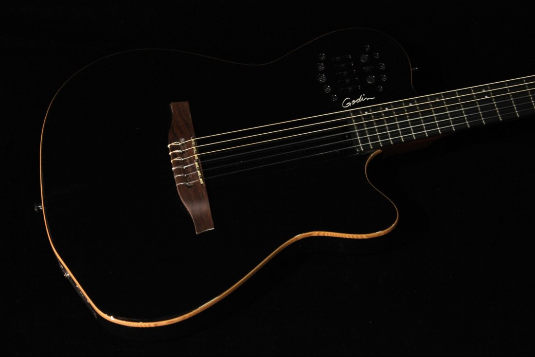 Godin ACS-SA Slim Nylon - BK