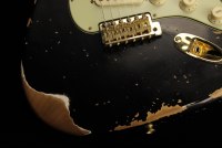 Fender Custom 1962 Stratocaster Heavy Relic - ABLK