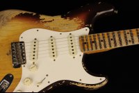 Fender Custom Limited Edition Red Hot Strat Super Heavy Relic - FC3CS