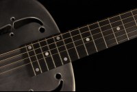 National Style O 14 Fret Raw Steel