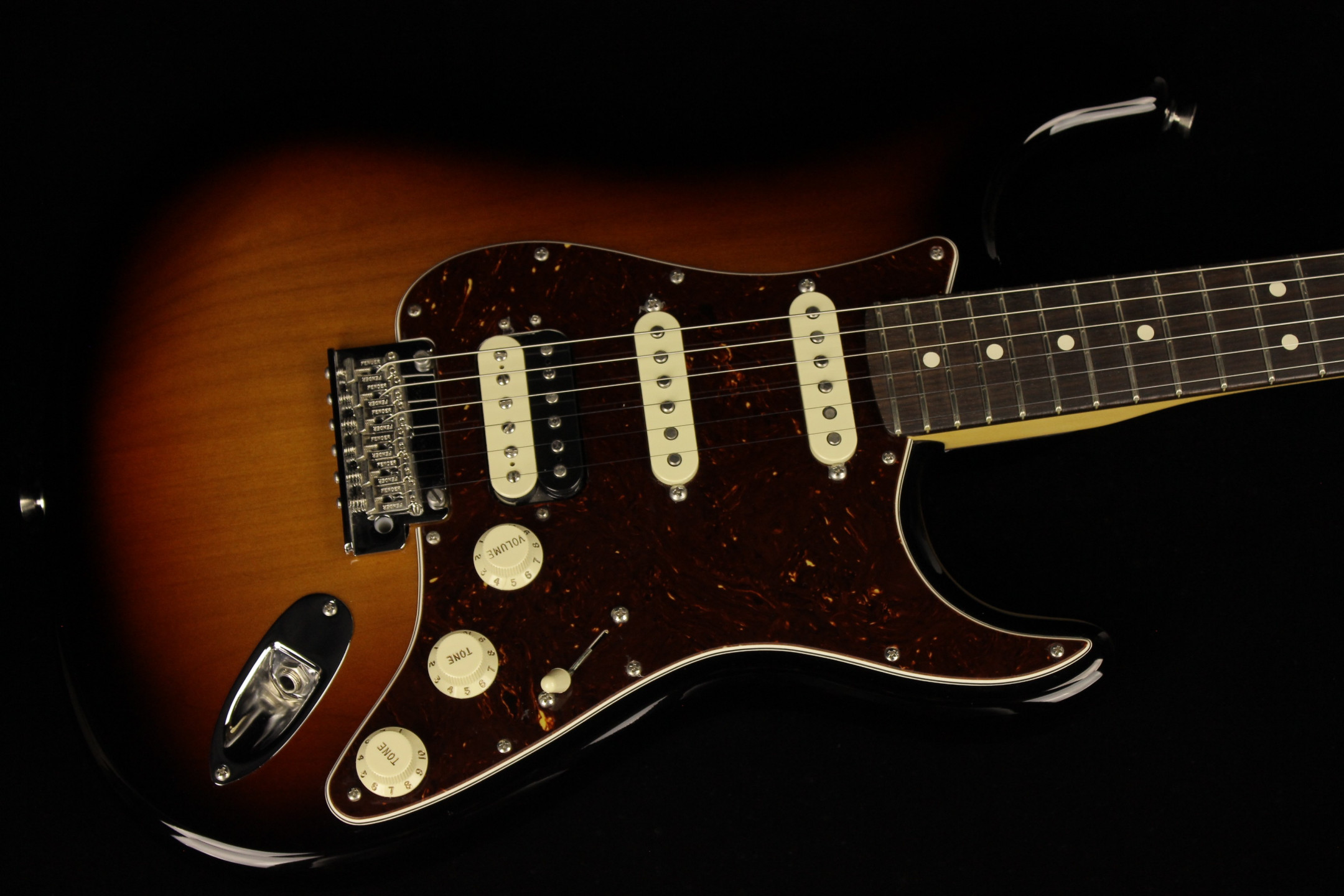 Fender American Professional II Stratocaster HSS 3-Color Sunburst (SN:  US210054011) | Gino Guitars