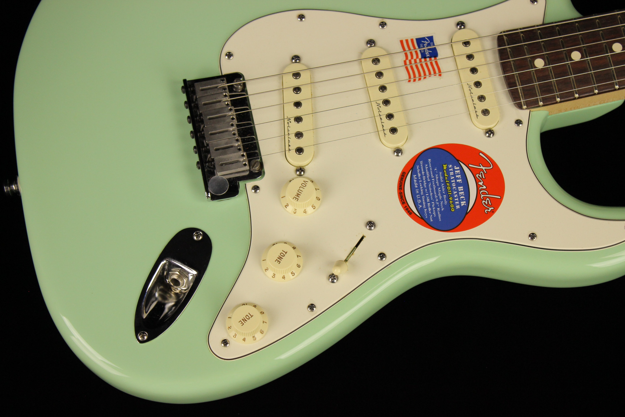 Fender Jeff Beck Stratocaster Surf Green (SN: US13107981) | Gino Guitars