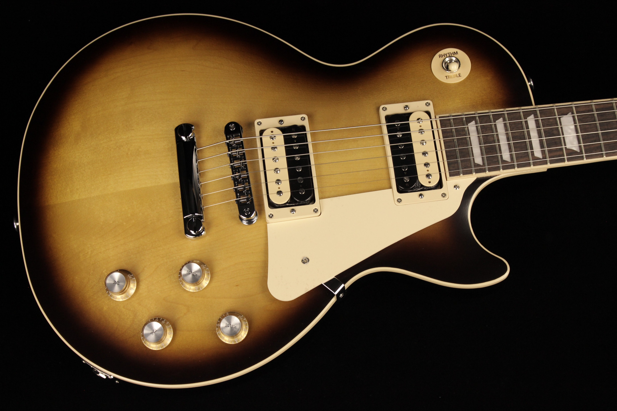 Gibson Les Paul Traditional Pro V Satin Desert Burst (SN: 202630339) | Gino  Guitars