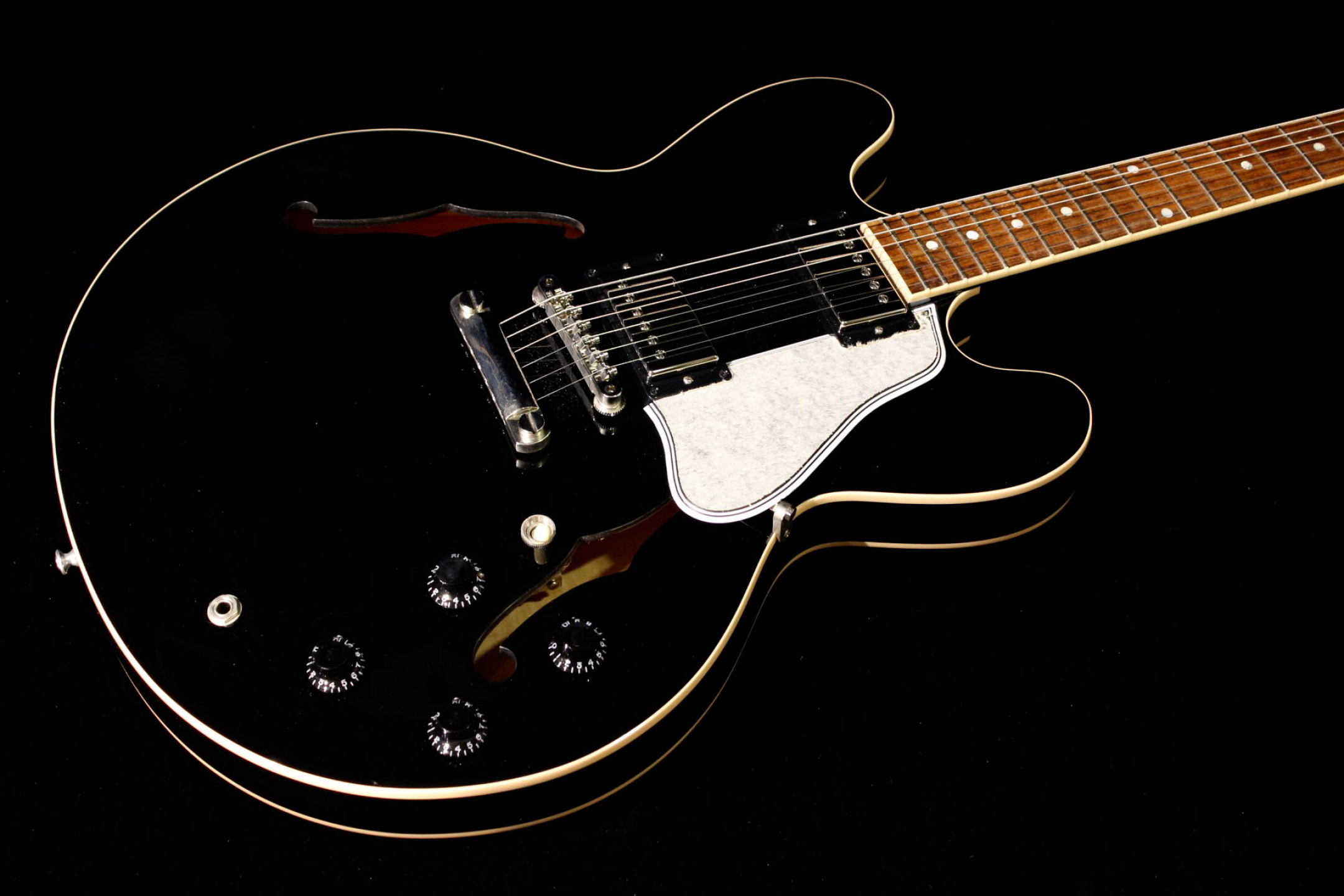 Gibson Memphis ES-335 Dot Ebony (SN: 12071722) | Gino Guitars