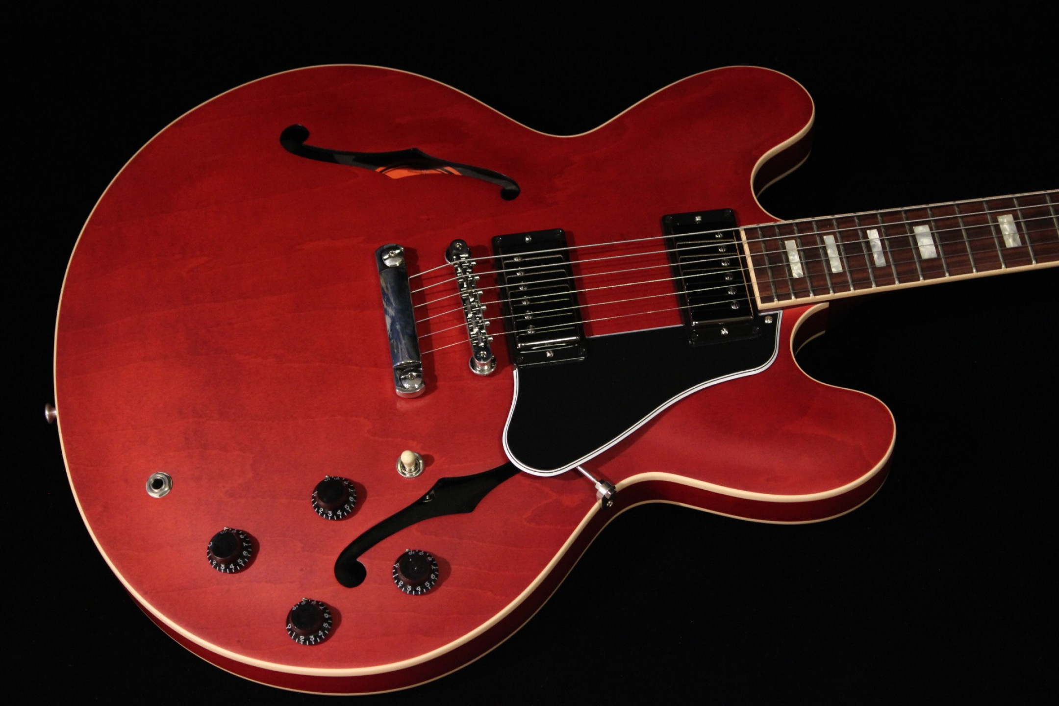 Gibson Memphis ES-335 Satin 2015 Faded Cherry (SN: 12035750) | Gino Guitars