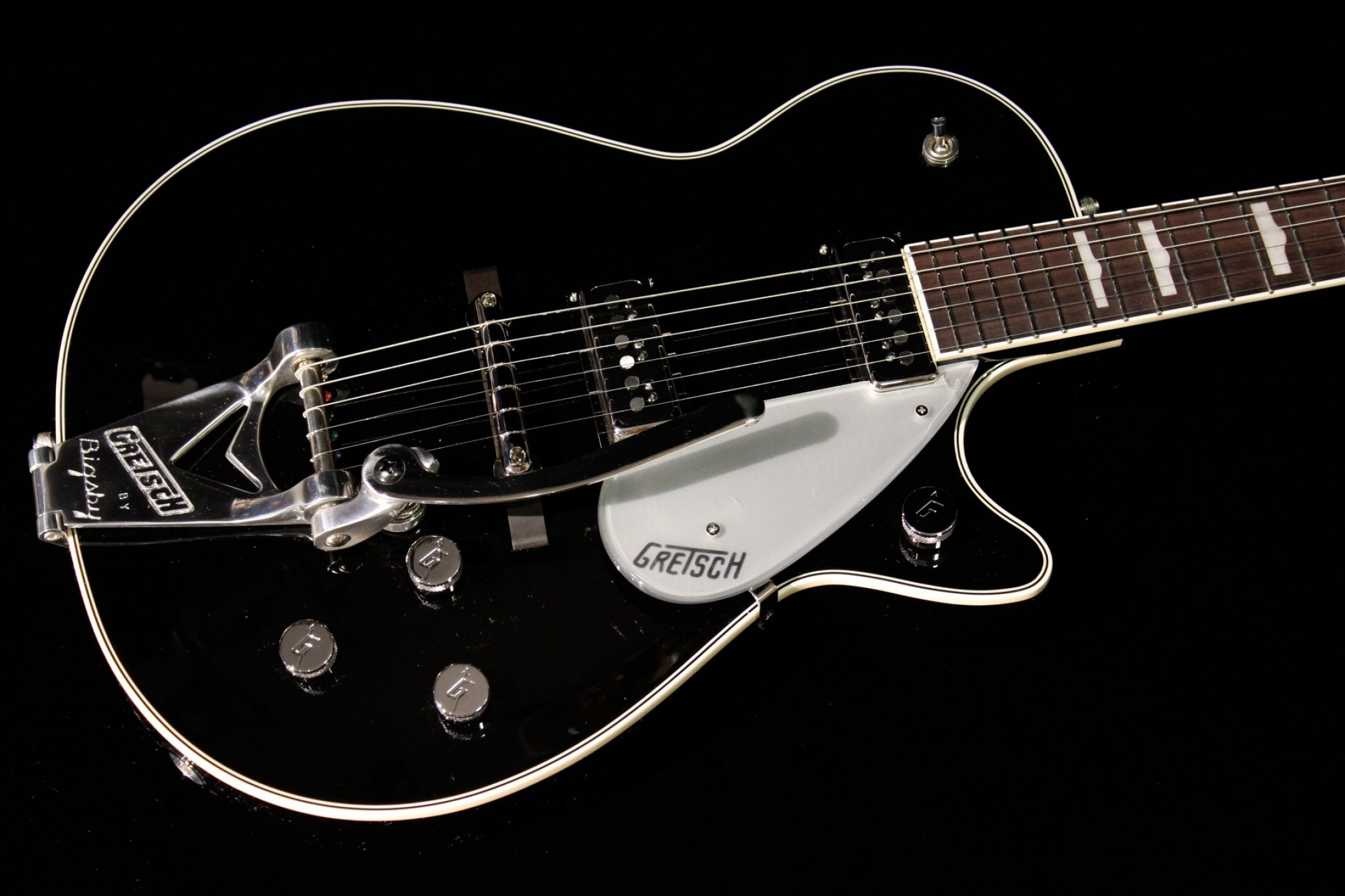 Gretsch G6128T-GH George Harrison Signature Duo Jet™ Black | Gino Guitars