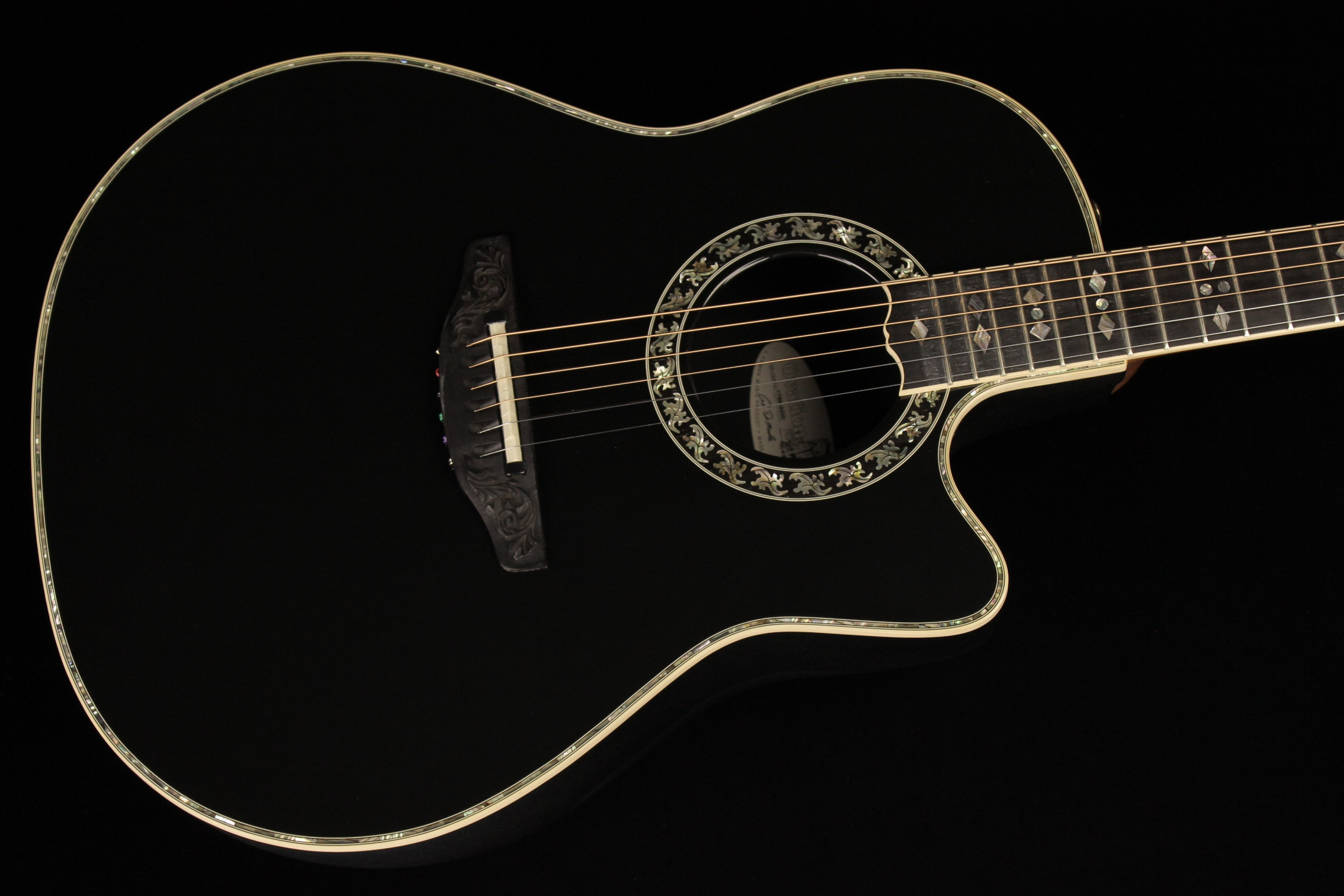 Ovation 1769-ADII Al Di Meola Black (SN: 584810) | Gino Guitars