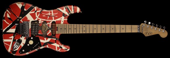 GUITARRA EVH STRIPED SERIES FRANKENSTEIN FRANKIE RED BLACK WHITE - GUITARRA  EVH STRIPED SERIES FRANKENSTEIN FRANKIE RED BLACK WHITE - EVH