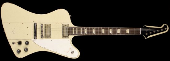 Gibson Custom Johnny Winter 1964 Firebird V Polaris White (SN
