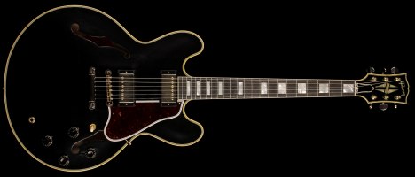 Gibson Custom Murphy Lab 1959 ES-355 Reissue Stop Bar Ultra Light Aged  Ebony (SN: A921326) | Gino Guitars