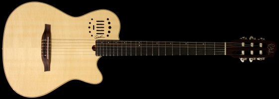 Godin Multiac Nylon Duet Ambiance Natural HG (SN: 13075102) | Gino Guitars